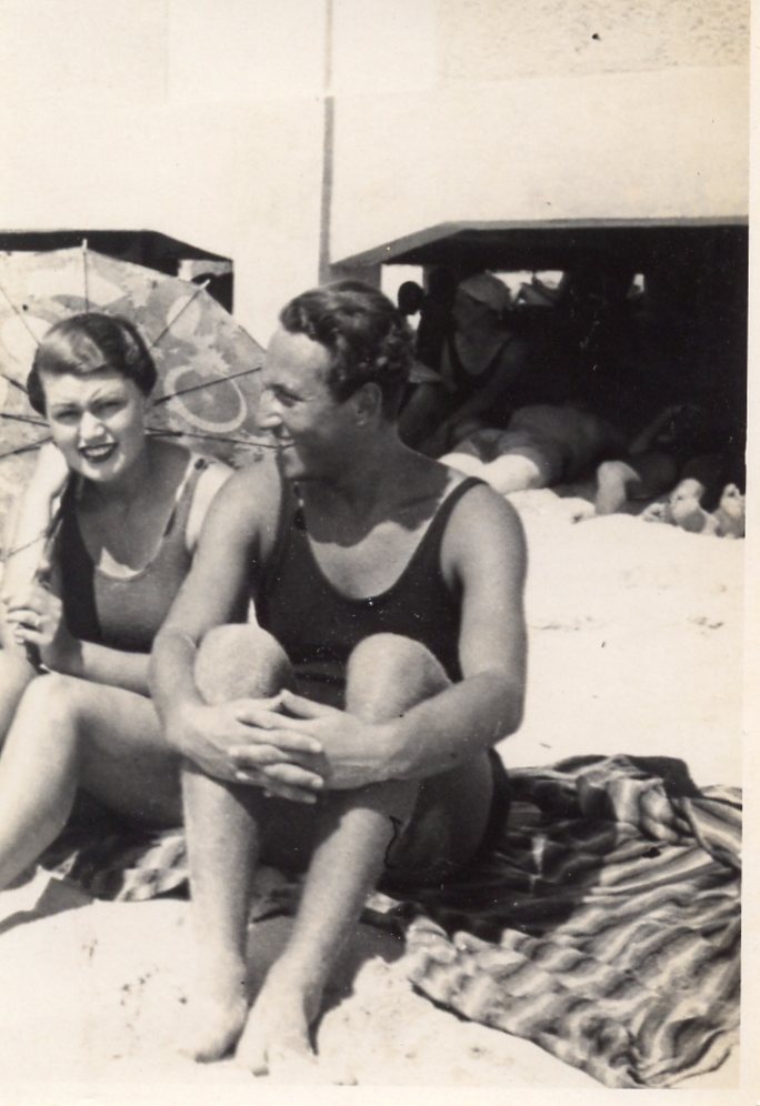 Bubbie with cousin Hana Steiner 1937